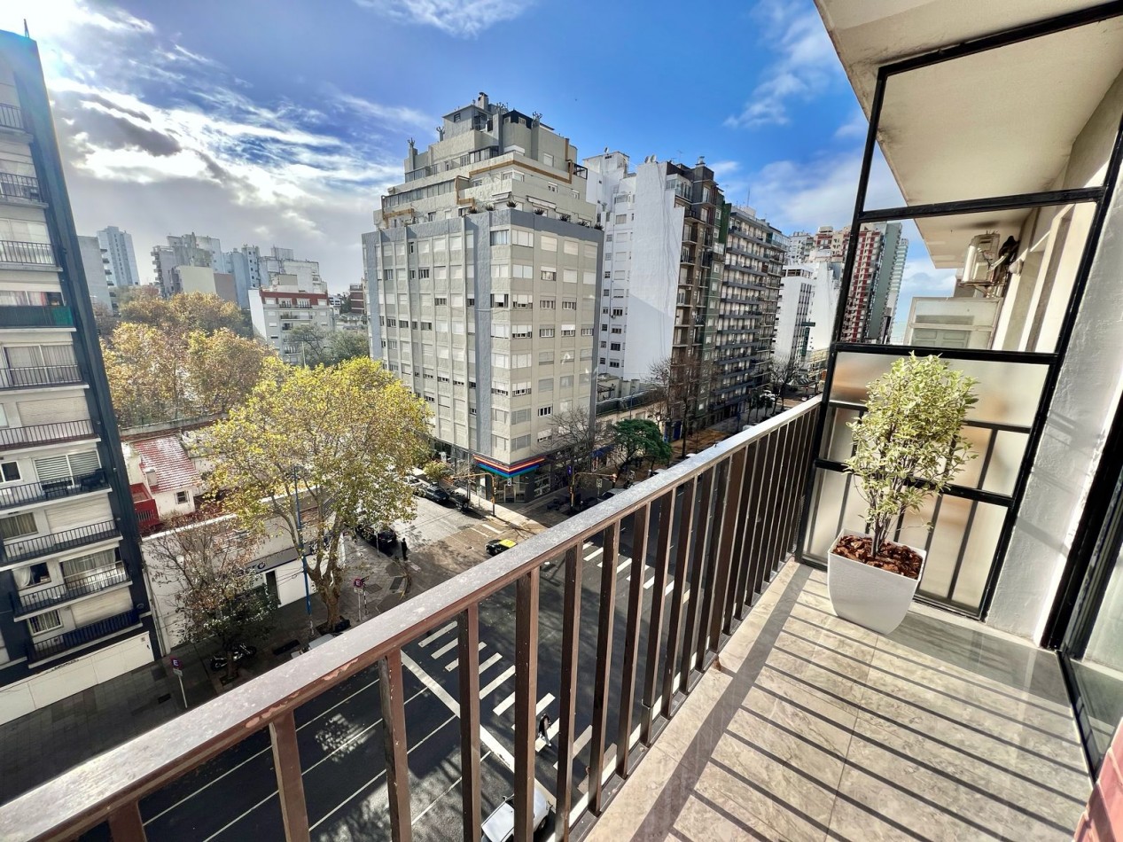 Departamento 2 ambientes externo con balcon