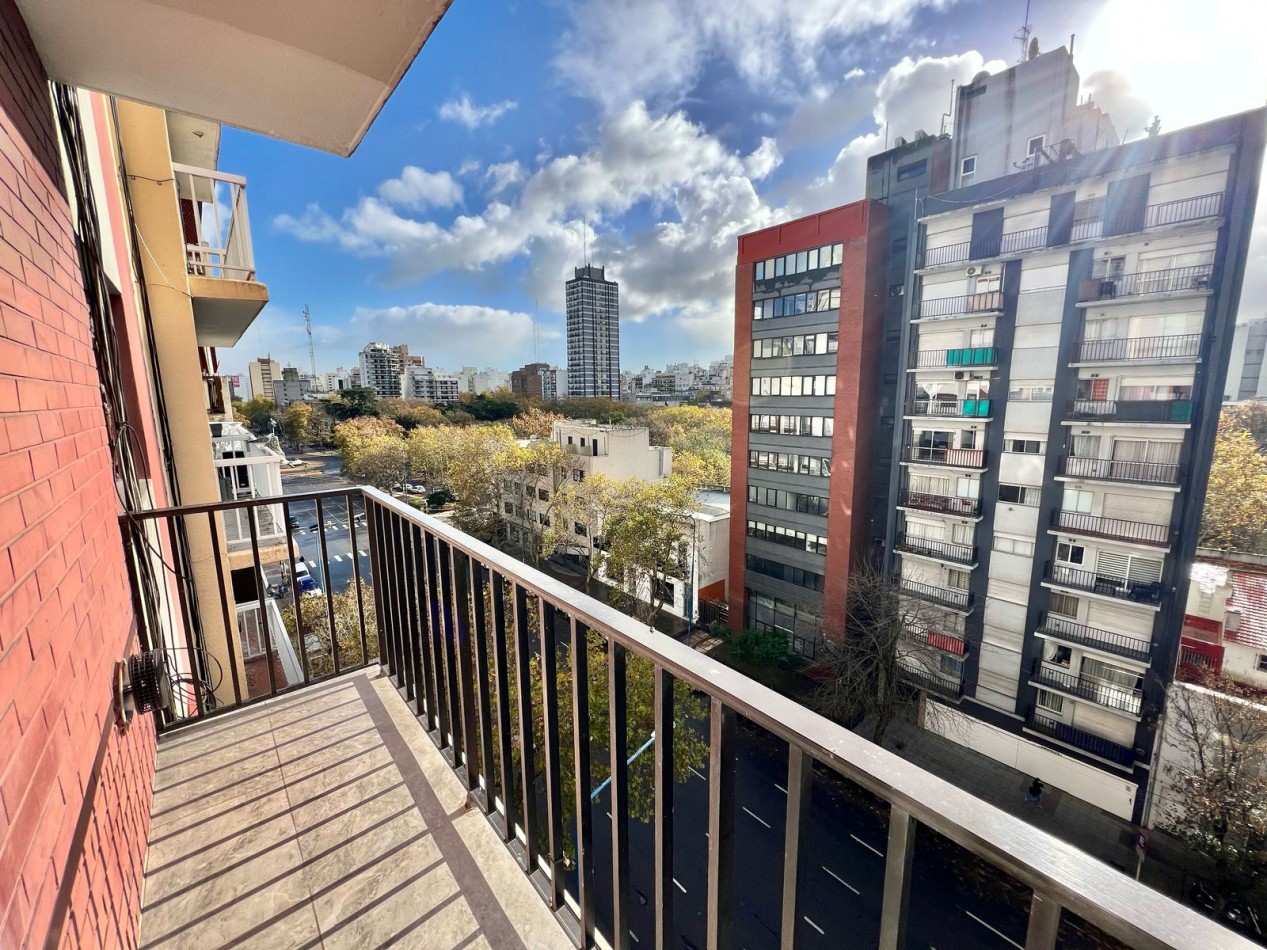 Departamento 2 ambientes externo con balcon