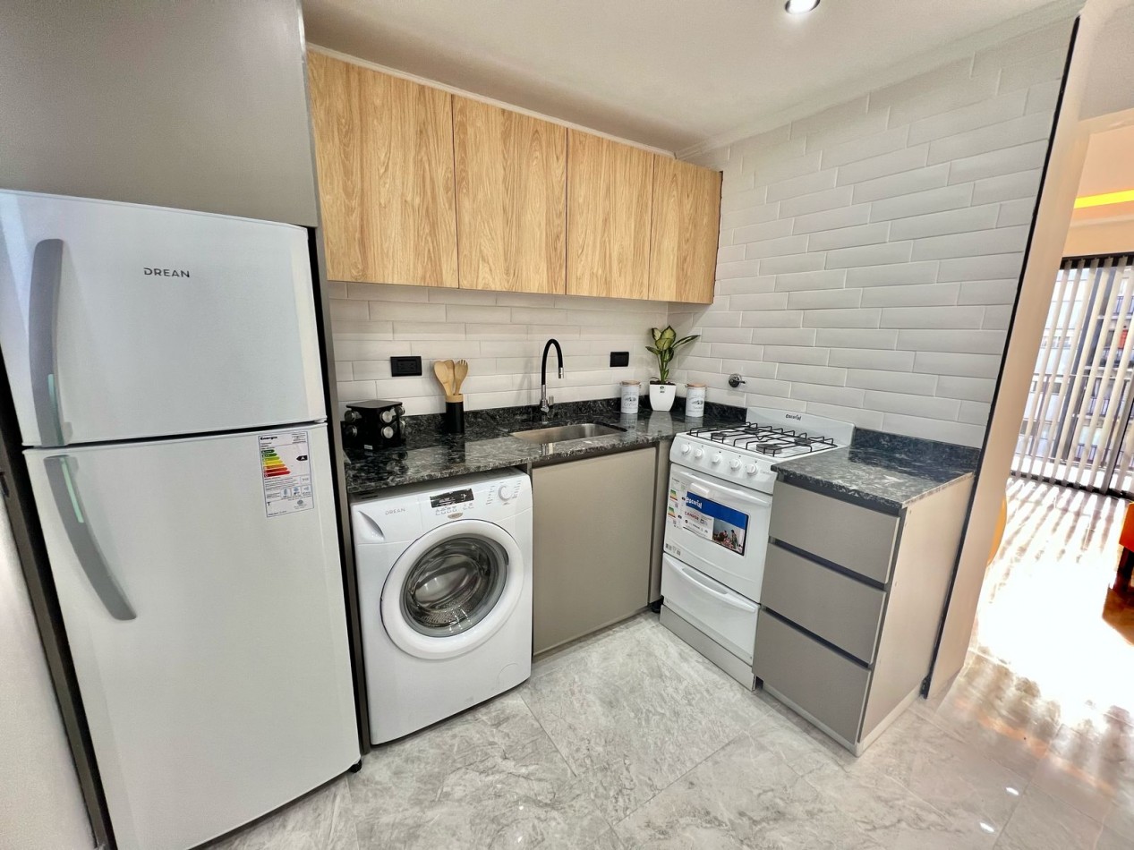 Departamento 2 ambientes externo con balcon