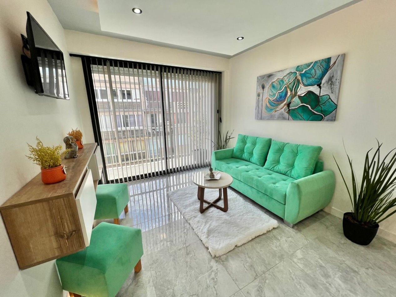 Departamento 2 ambientes al frente con balcon