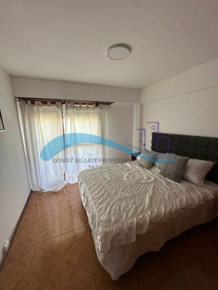 Departamento 2 ambientes al frente con 2 balcones