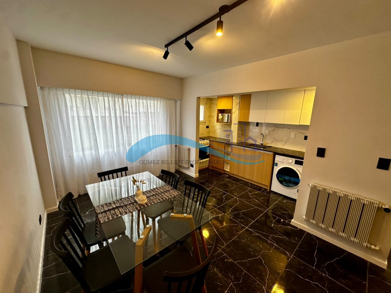 Departamento 3 ambientes con ventanal a la calle
