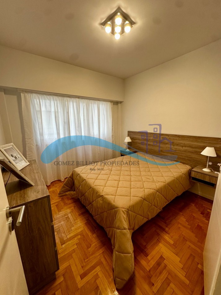 Departamento 2 ambientes con dependencia a la calle con balcon