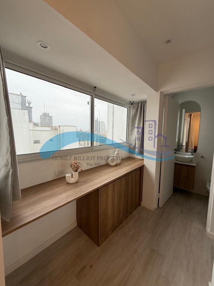 Departamento 3 ambientes a la calle con balcon