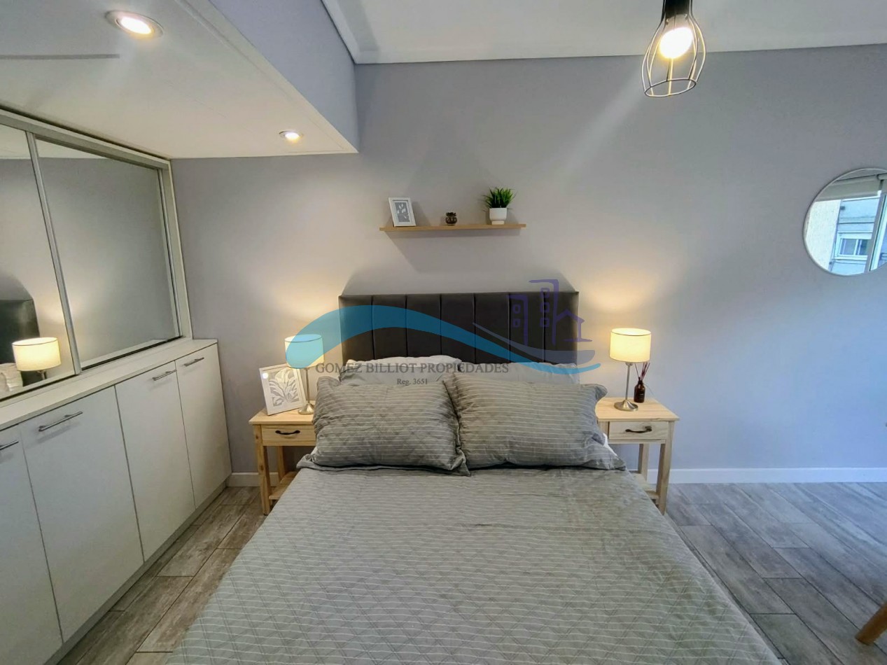 Departamento 1 ambiente a la calle con balcon