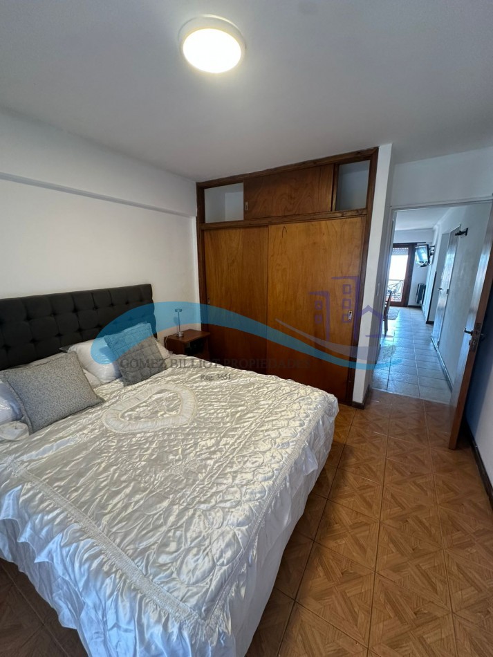 Departamento 2 ambientes al frente con 2 balcones