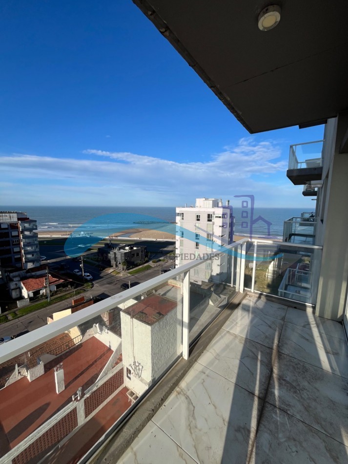 Departamentos 2 ambientes a estrenar con vista al mar